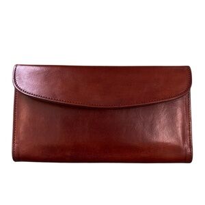 Vintage Coach #4859 Combination Wallet Checkbook in British Tan